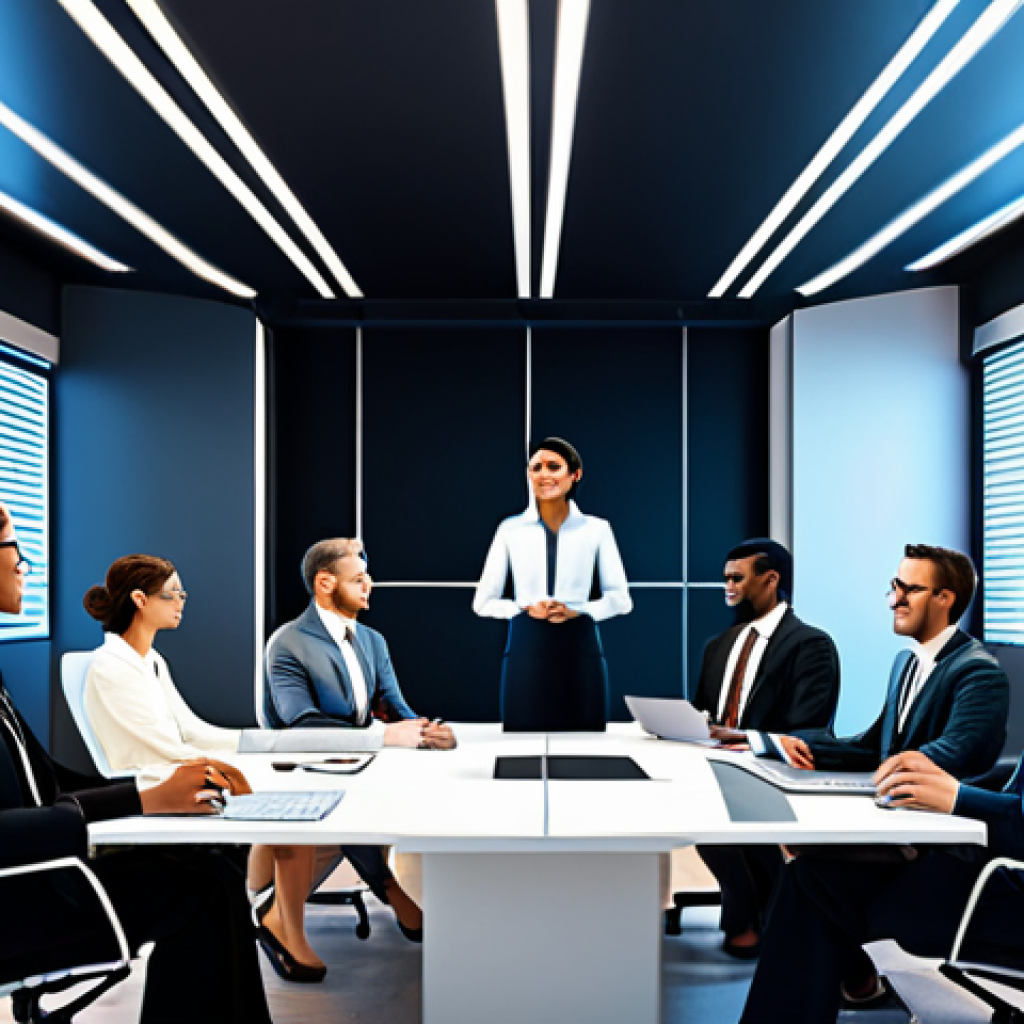 가상 부동산 투자자의 성공 전략 - Virtual Business Meeting**

"A diverse group of professionals in modest business attire, participati...